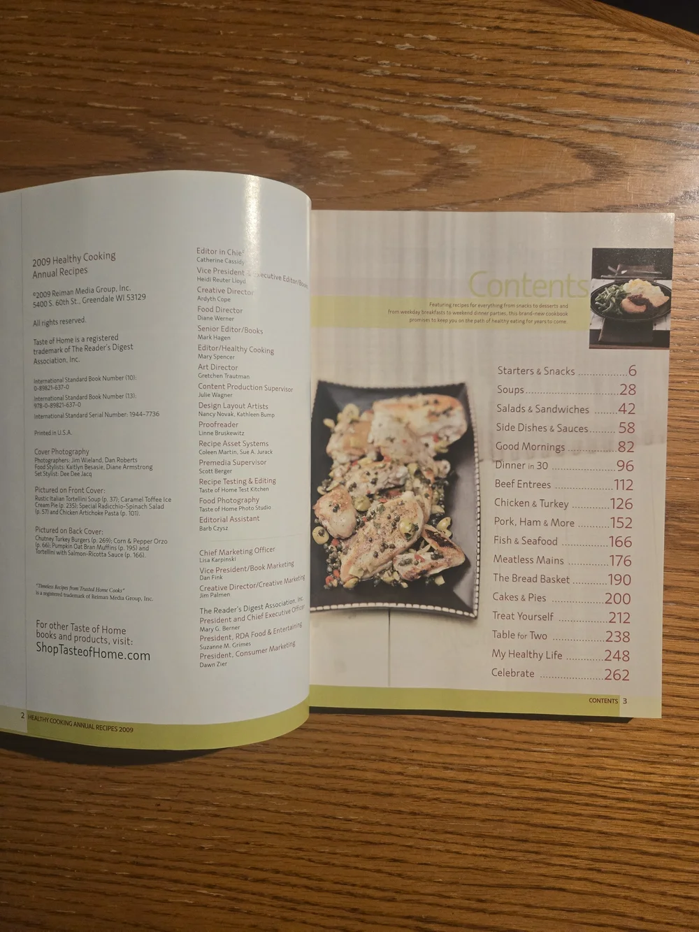 taste of home Healthy Cooking 2009 Annual Recipes Cookbook